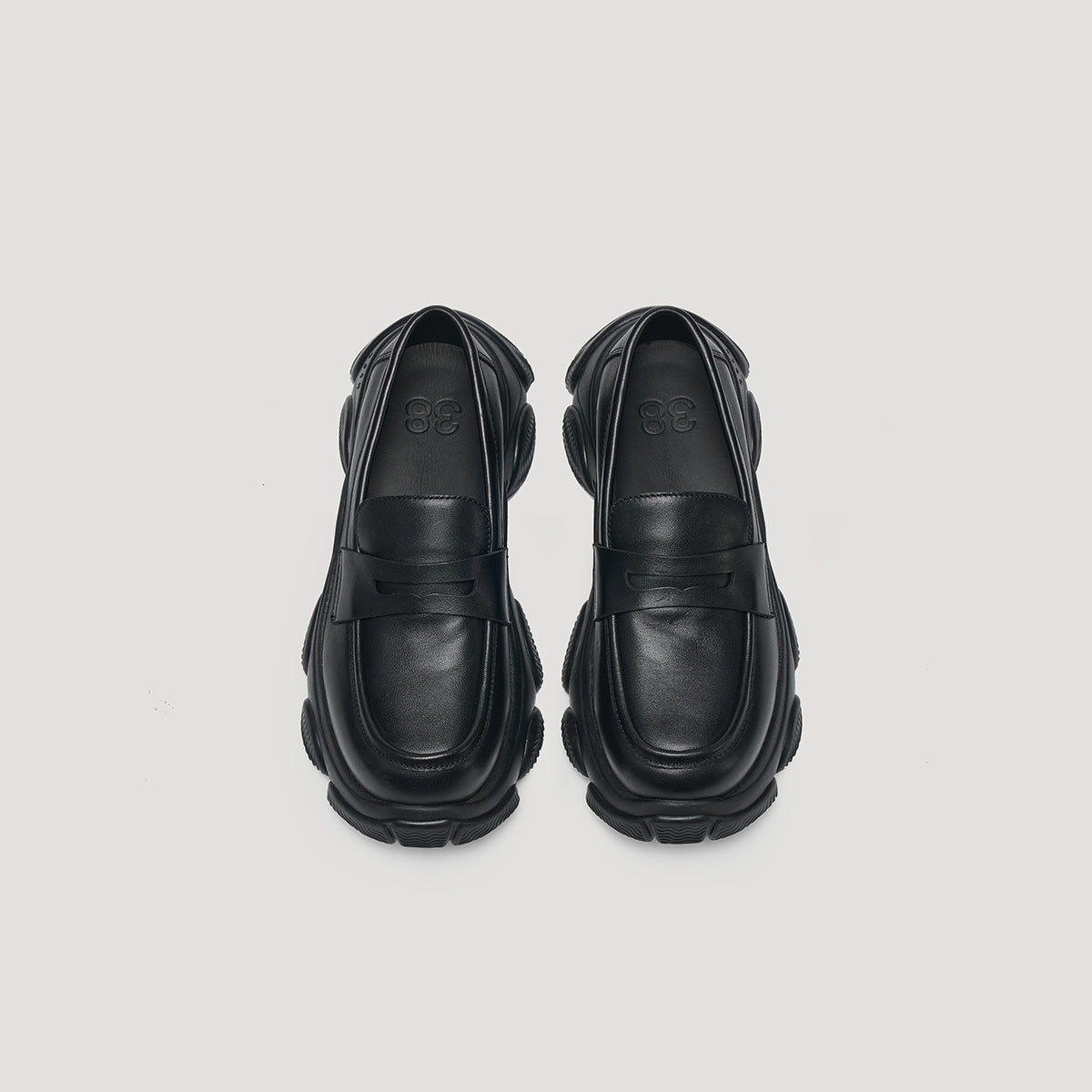 GUM SORTIE LOAFER - BLACK/BLACK – both Japan
