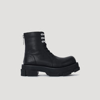 GAO PLATFORM ARMY BOOTS - BLACK/BLACK