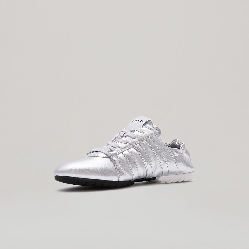 TYRES GLIDER LACED UP SNEAKER - SILVER/WHITE