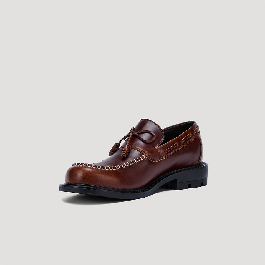 RE:RE BOOTIE LOAFER - AUBURN/BLACK