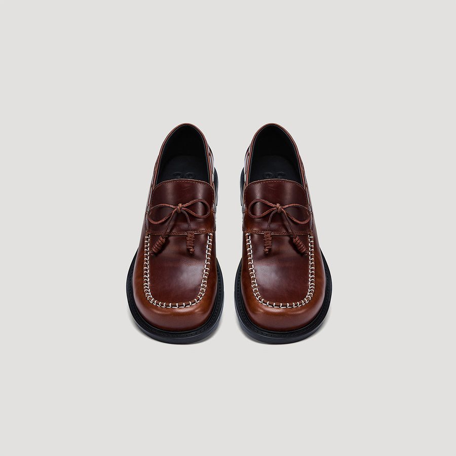 RE:RE BOOTIE LOAFER - AUBURN/BLACK