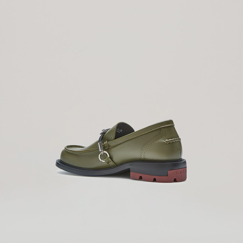 RE:RE MOCCASIN LOAFER - BROWN/GREY