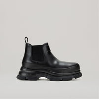 GAO EVA METAL LOGO ANKLE BOOT - BLACK/BLACK
