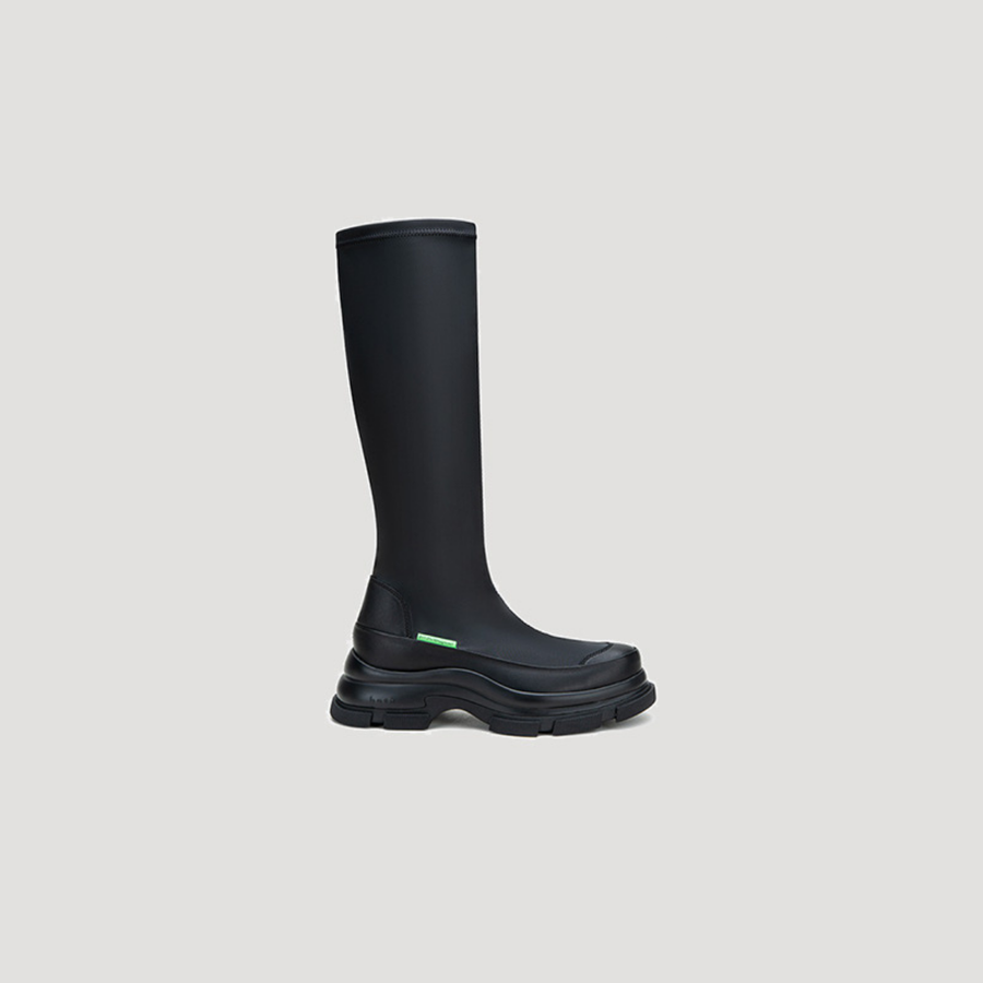 GAO EVA KNEE BOOTS - BLACK/BLACK