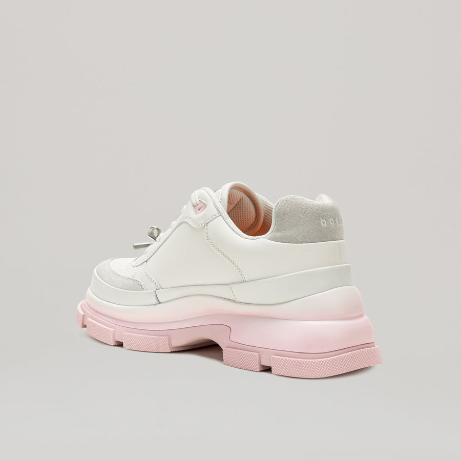 GAO EVA METAL BOW PRINTED SNEAKER - PINK/WHITE
