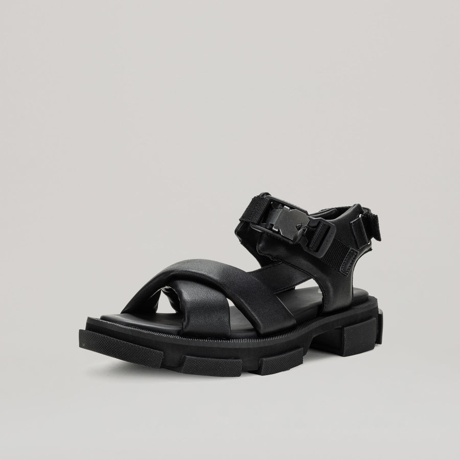 GAO SANDAL - BLACK/BLACK