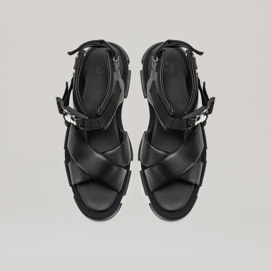 GAO SANDAL - BLACK/BLACK