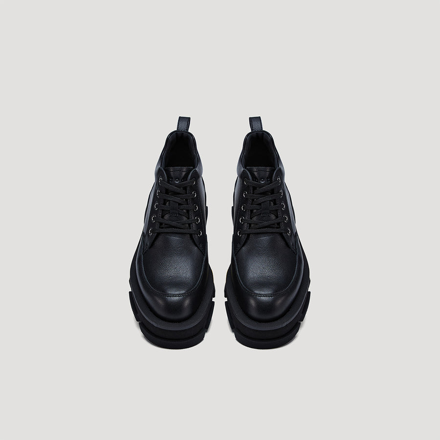GAO PLATFORM MID ARMY BOOTS - BLACK/BLACK