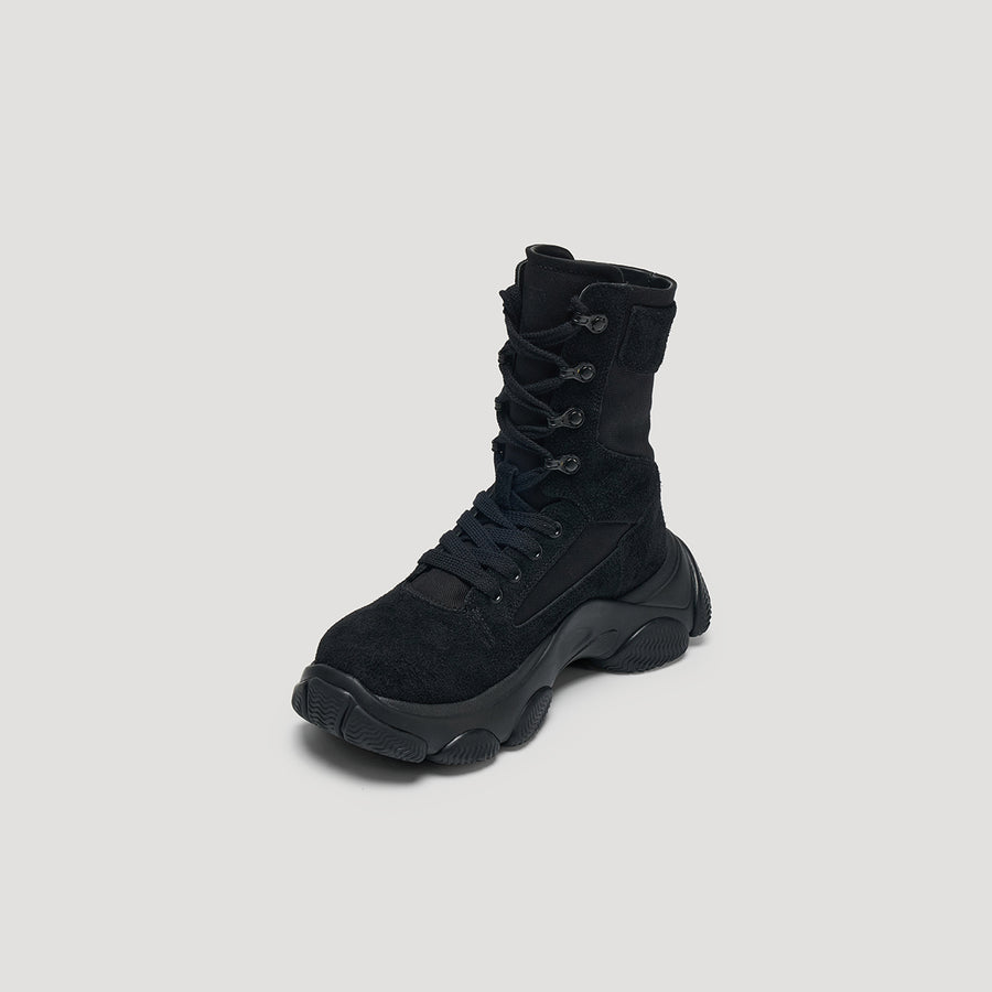 GUM BASTION COMBAT BOOTS - BLACK/BLACK