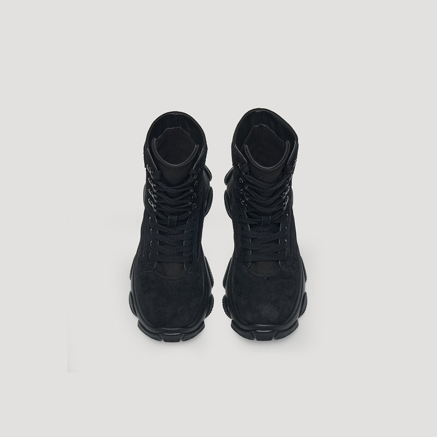 GUM BASTION COMBAT BOOTS - BLACK/BLACK