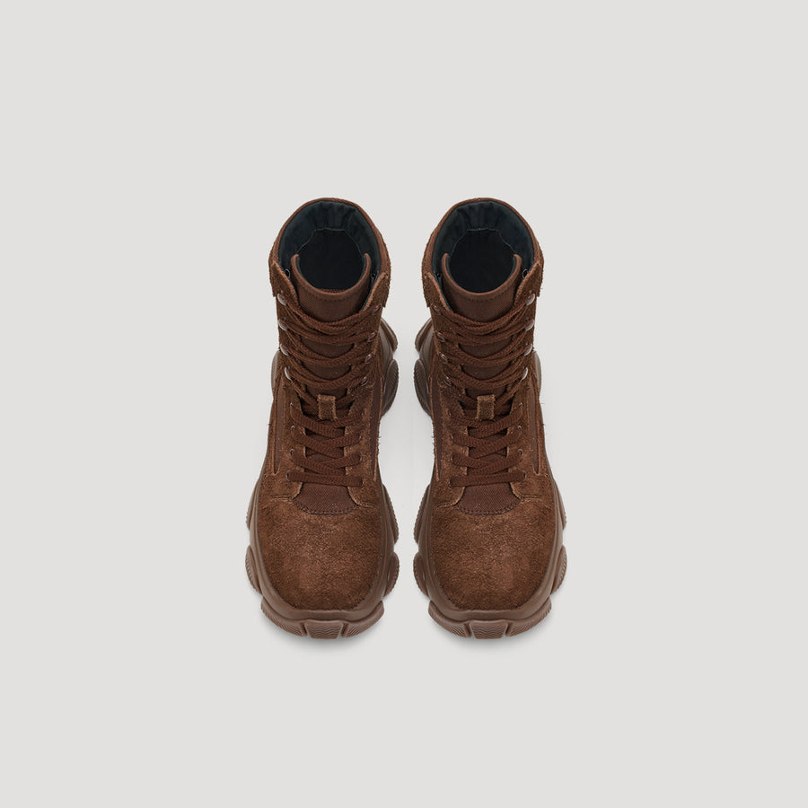 GUM BASTION COMBAT BOOTS - BROWN/BROWN