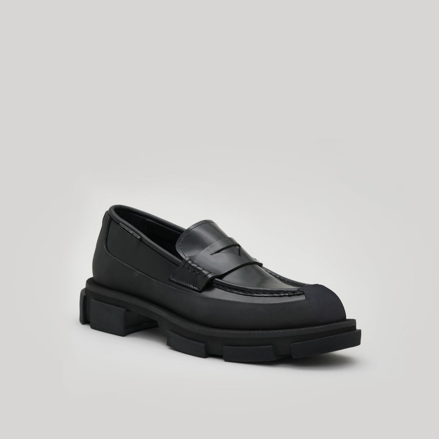 GAO LOAFER - SPAZZOLATO-BLACK/BLACK