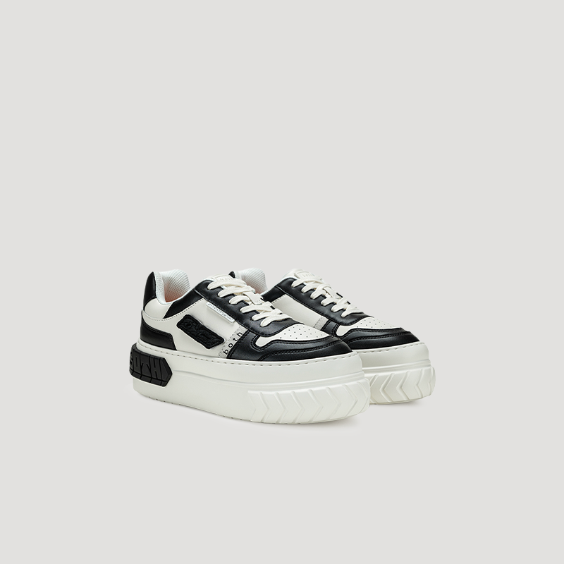 TYRES PLATFORM BASKETBALL SNEAKER - BLACK/WHITE
