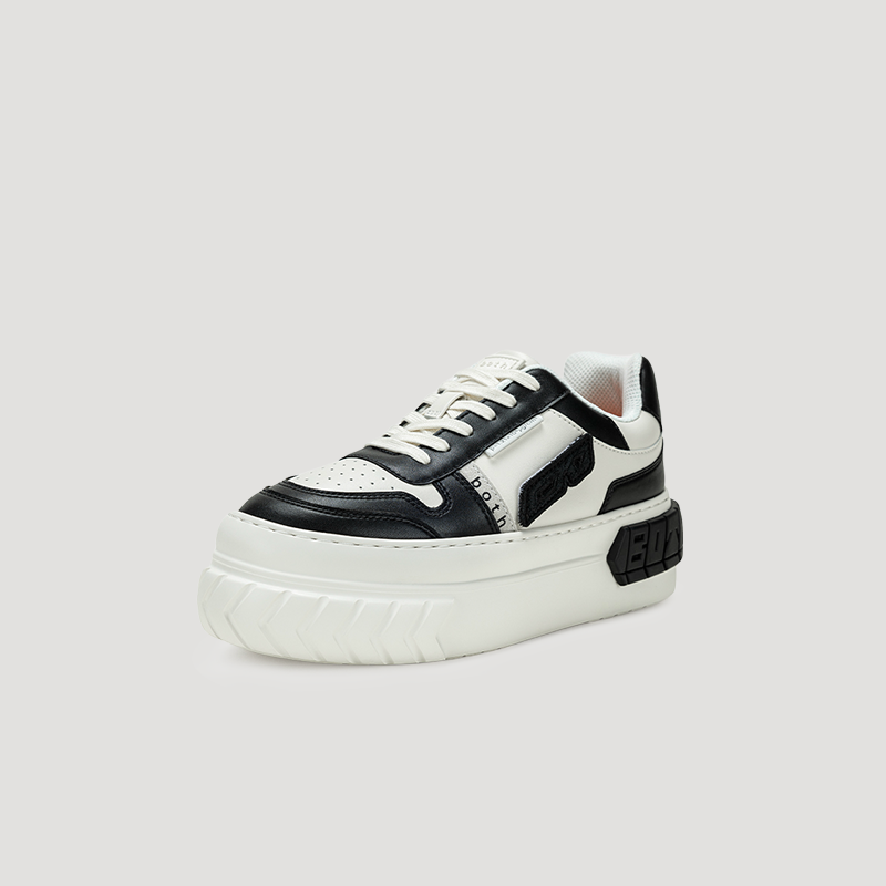 TYRES PLATFORM BASKETBALL SNEAKER - BLACK/WHITE