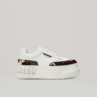 TYRES PLATFORM SNEAKER - BROWN/WHITE