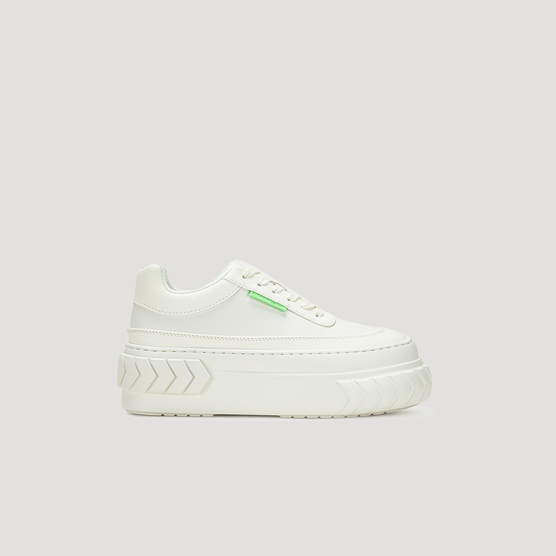 TYRES PLATFORM SNEAKER - WHITE/WHITE