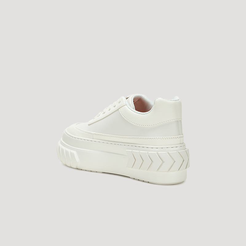 TYRES PLATFORM SNEAKER - WHITE/WHITE